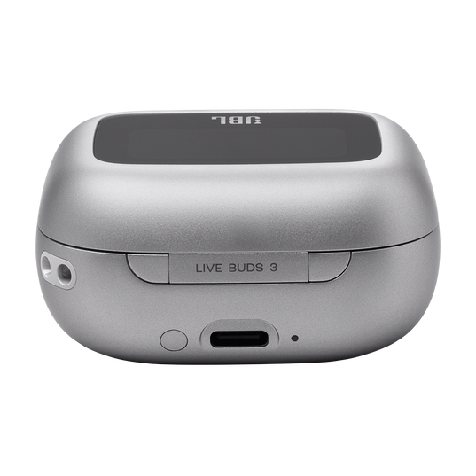 JBL Live Buds 3 - Silver - True wireless Noise Cancelling bud-type earbuds - Detailshot 5